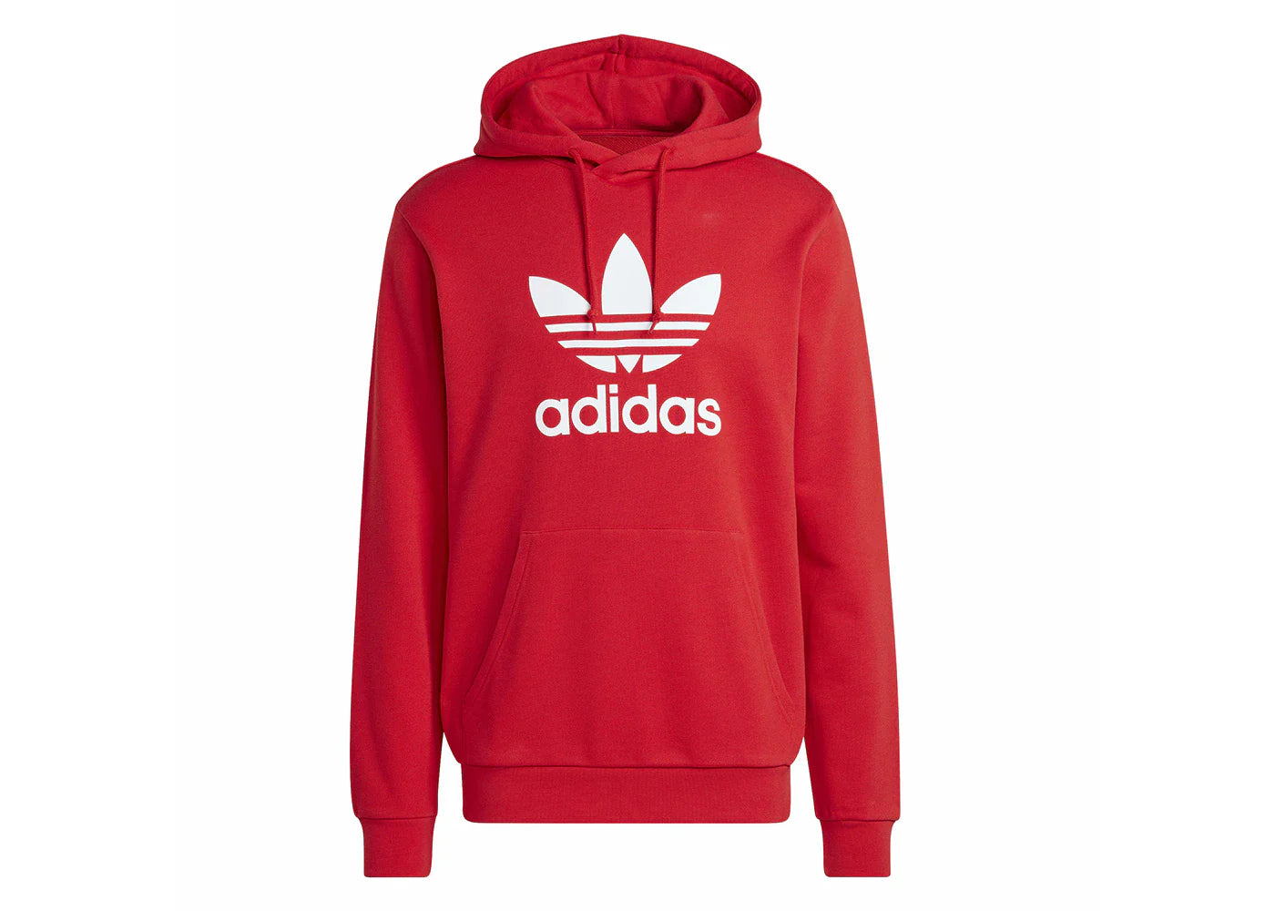 adidas Adicolor Classics Trefoil Hoodie Better Scarlet
