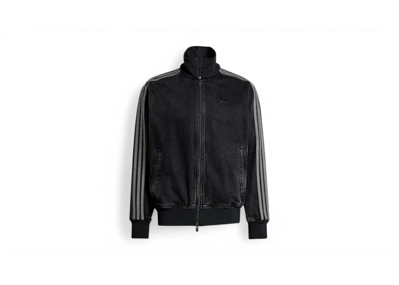 adidas Adicolor Denim Firebird Track Top True Black Denim