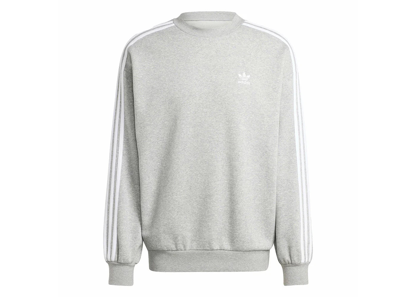 adidas Adicolor Oversized Crew Sweatshirt Medium Grey Heather