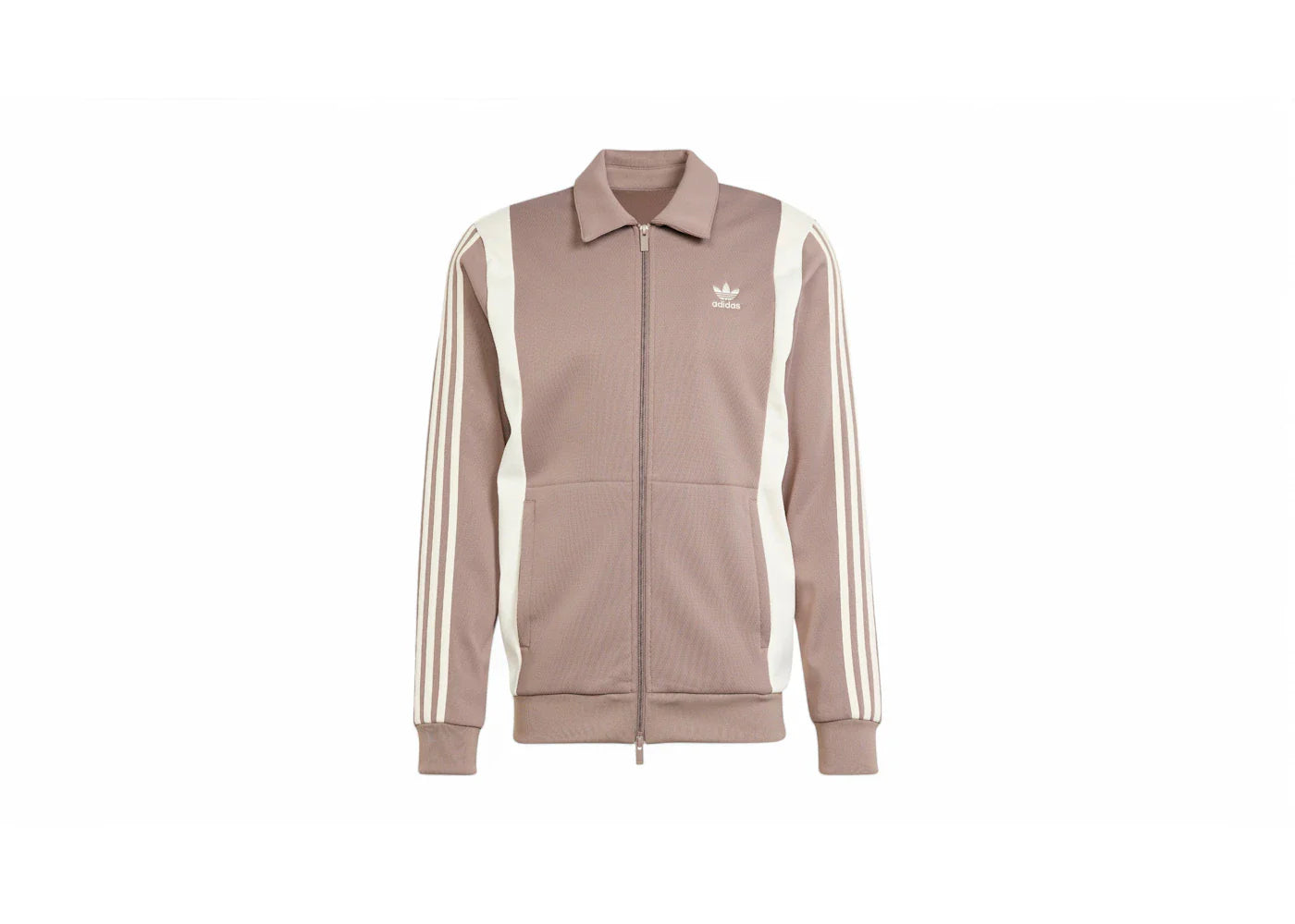 adidas Adicolor Panel Track Top Wonder White/Trace Brown