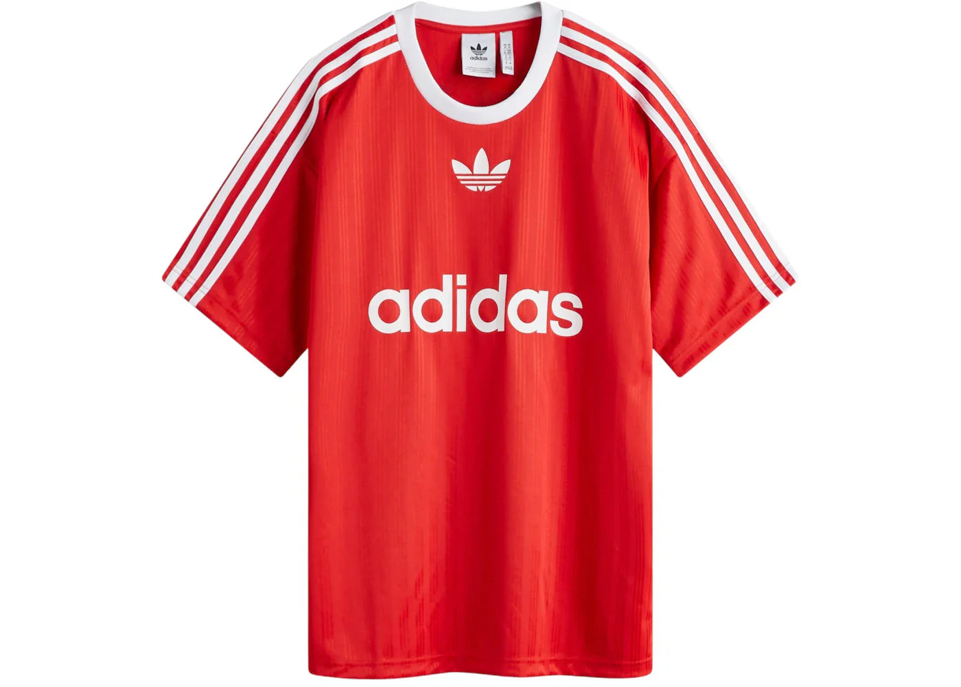 adidas Adicolor Poly T-shirt Better Scarlet/White