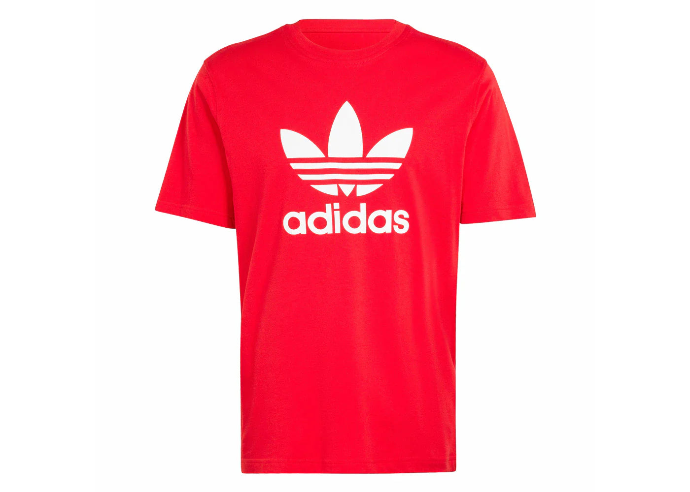 adidas Adicolor Trefoil Tee Better Scarlet