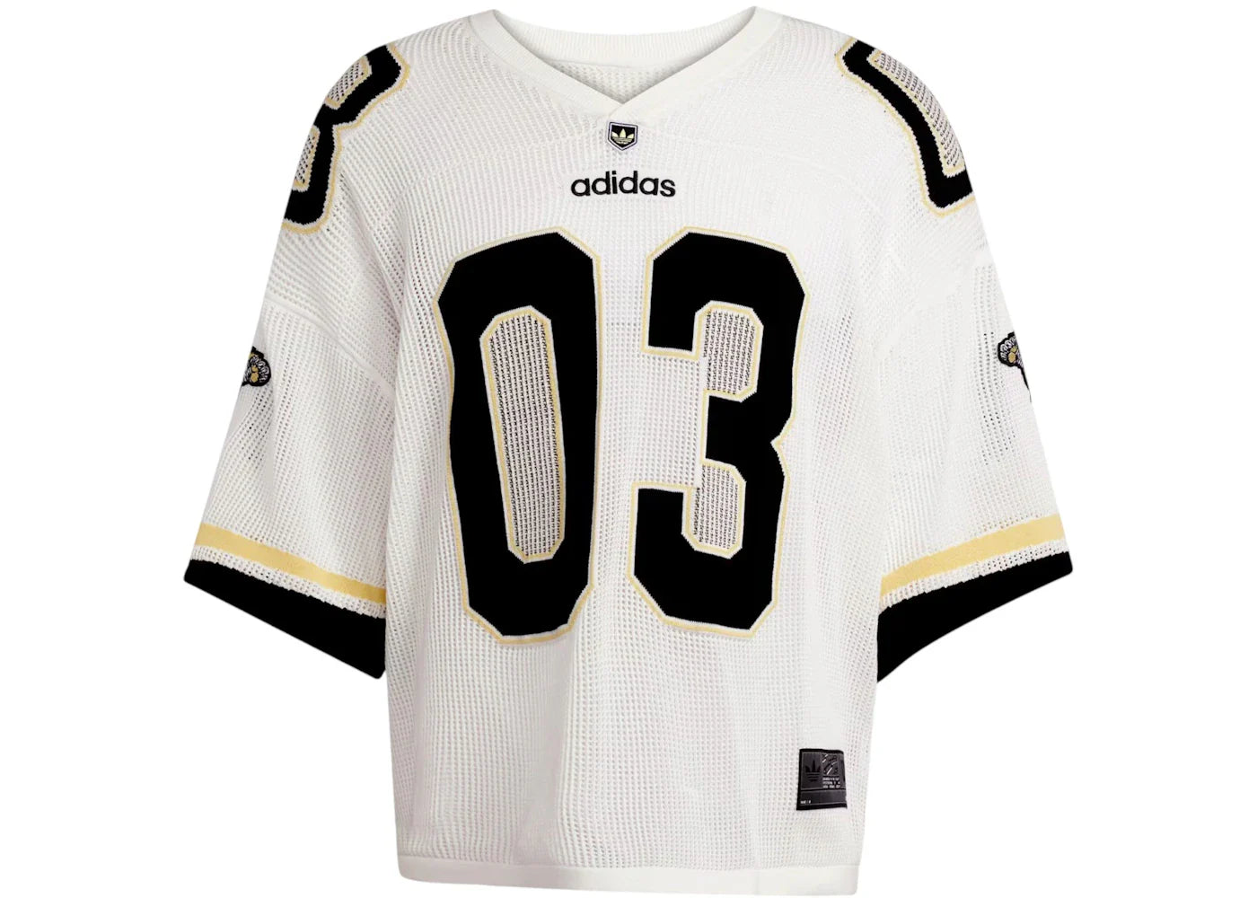 adidas Adilenium Season 3 Knit Football Jersey White