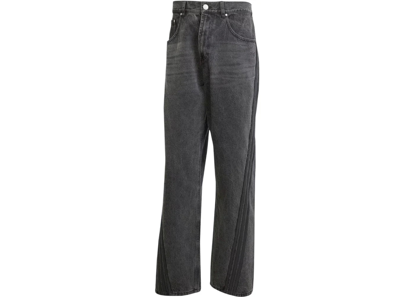 adidas Adilenium Season 3 Loose Fit Denim Pants Black