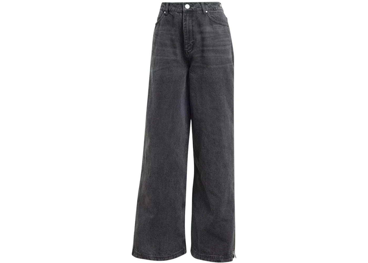 adidas Adilenium Season 3 Zip Washed Denim Pants Black