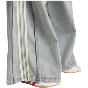 adidas Adilenium Season 3 Zip Washed Denim Pants Light Denim