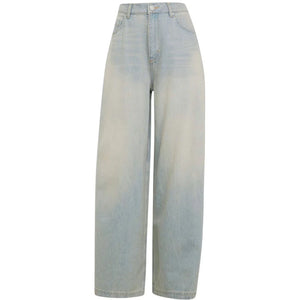 adidas Adilenium Season 3 Zip Washed Denim Pants Light Denim