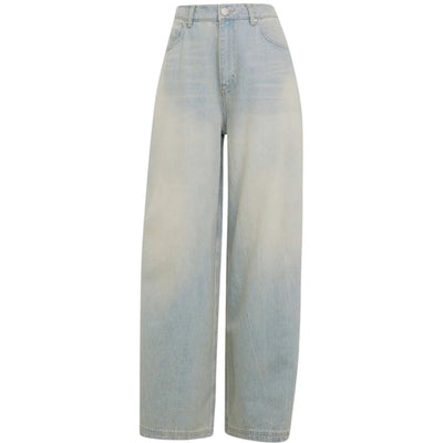 adidas Adilenium Season 3 Zip Washed Denim Pants Light Denim