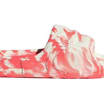 adidas Adilette 22 Slides Ivory Solar Red