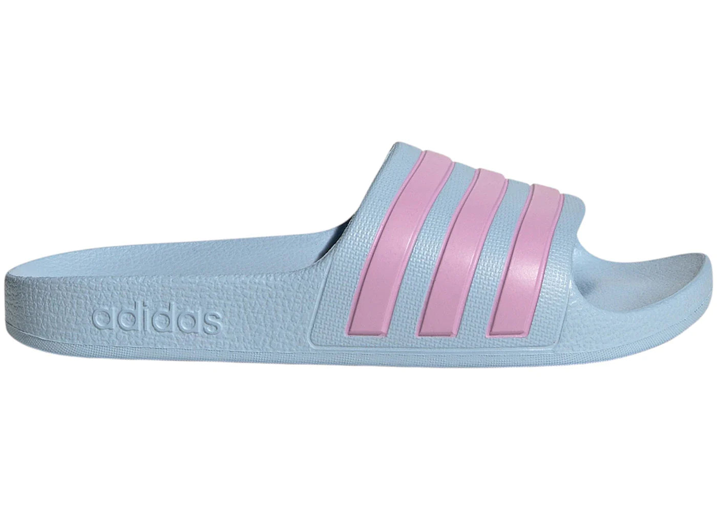 adidas Adilette Aqua Slides Glow Blue Bliss Lilac (GS)
