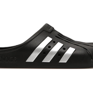 adidas Adilette Clog Black Silver