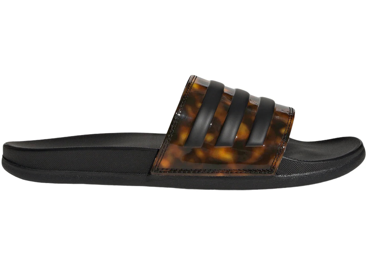 adidas Adilette Comfort Slides Core Black Tortoise
