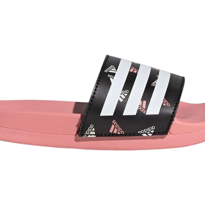 adidas Adilette Comfort Slides Semi Pink Spark Cloud White Core Black (GS)
