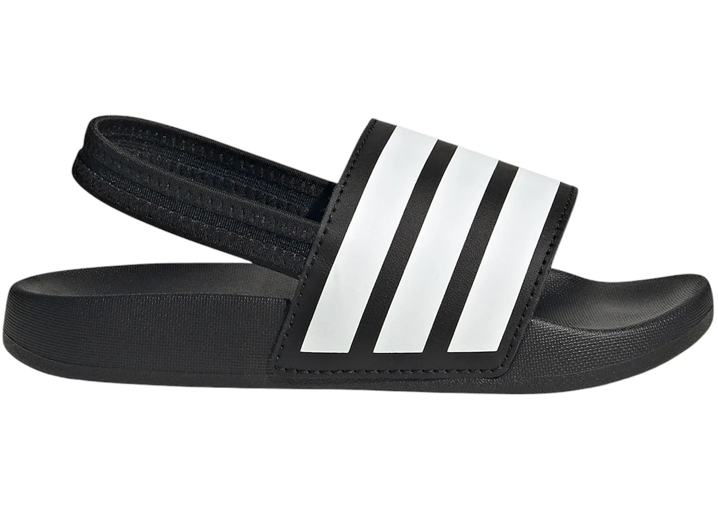 adidas Adilette Estrap Slides Core Black Cloud White (PS)