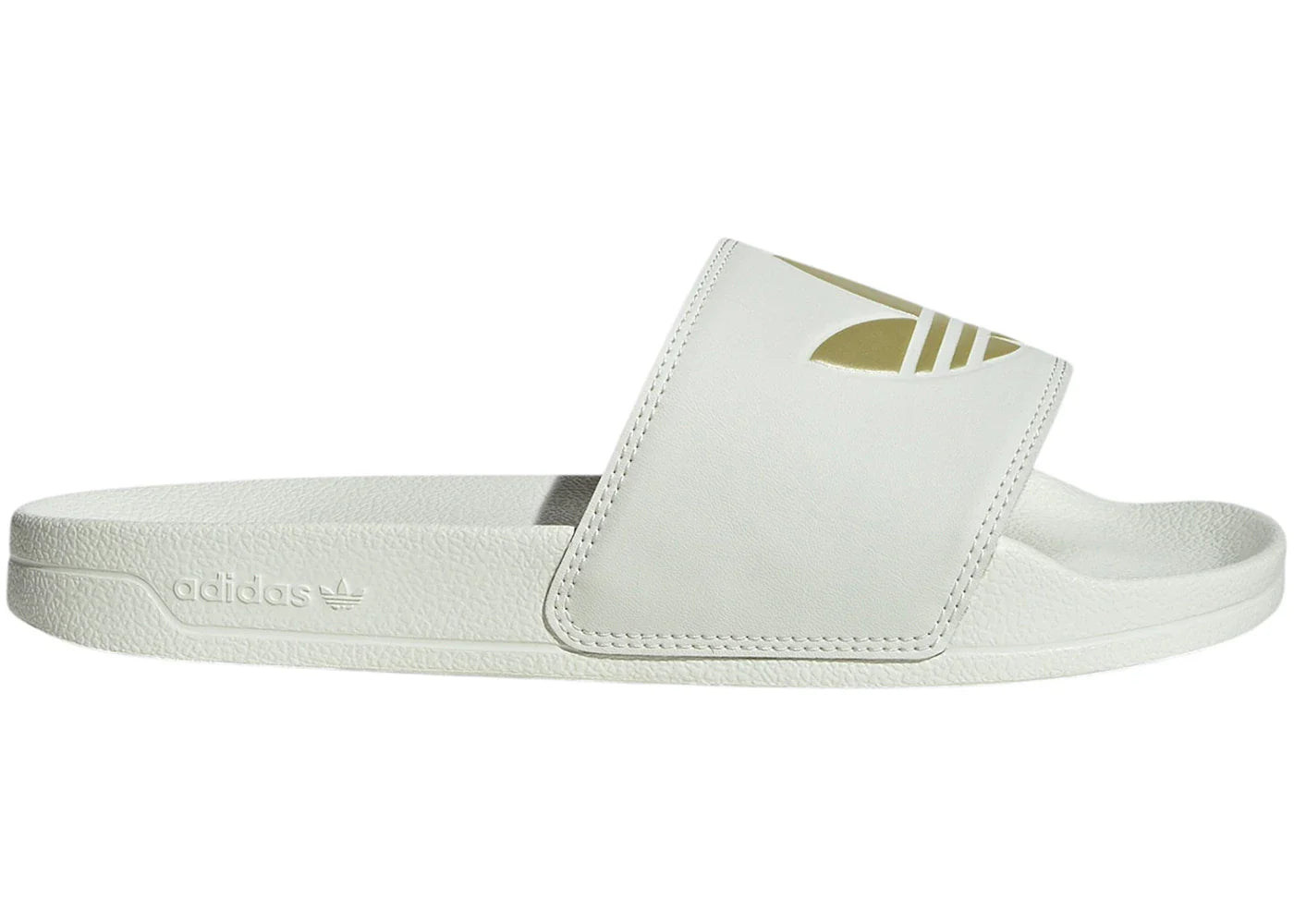 adidas Adilette Lite Slides Ivory Gold Metallic (Women's)