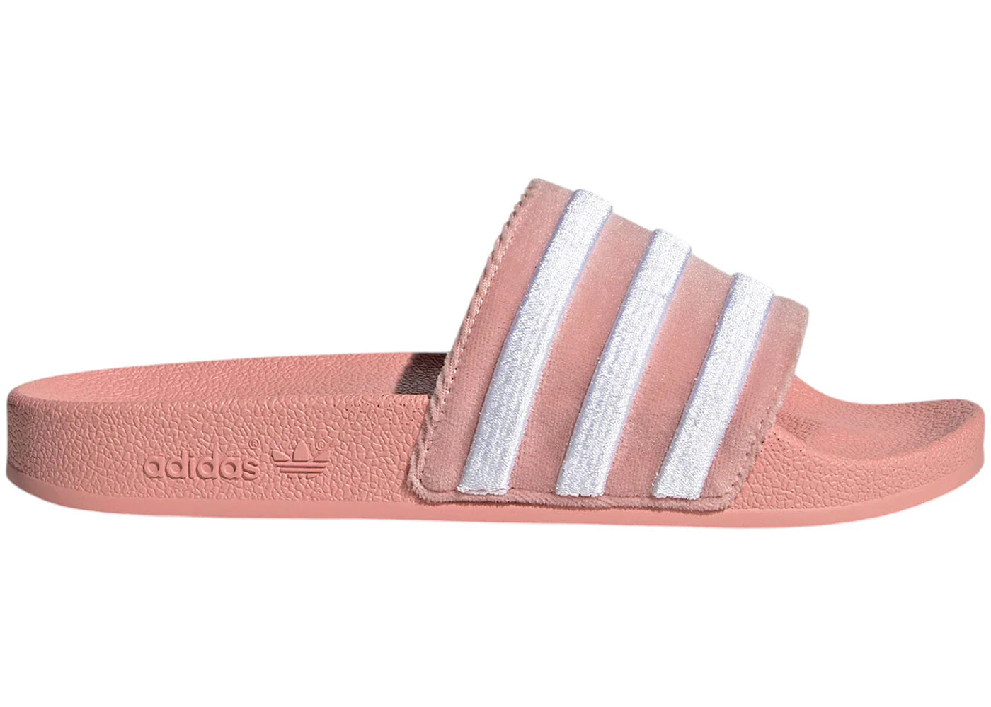 adidas Adilette Slides Wonder Mauve Cloud White (Women's)