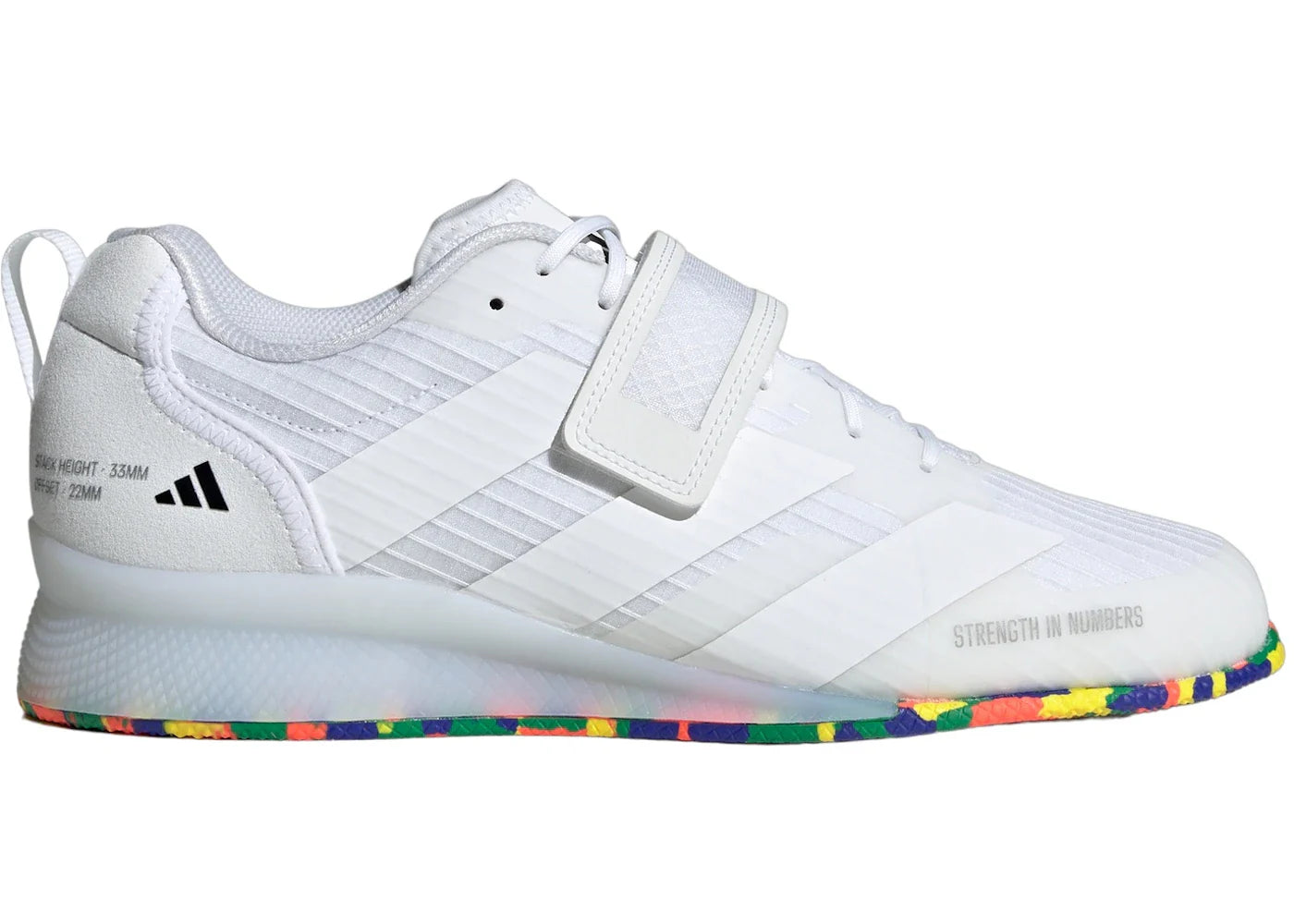 adidas Adipower 3 Cloud White Core Black