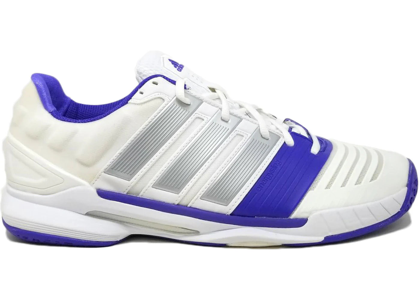 adidas Adipower Stabil 11 White Purple (Women's)