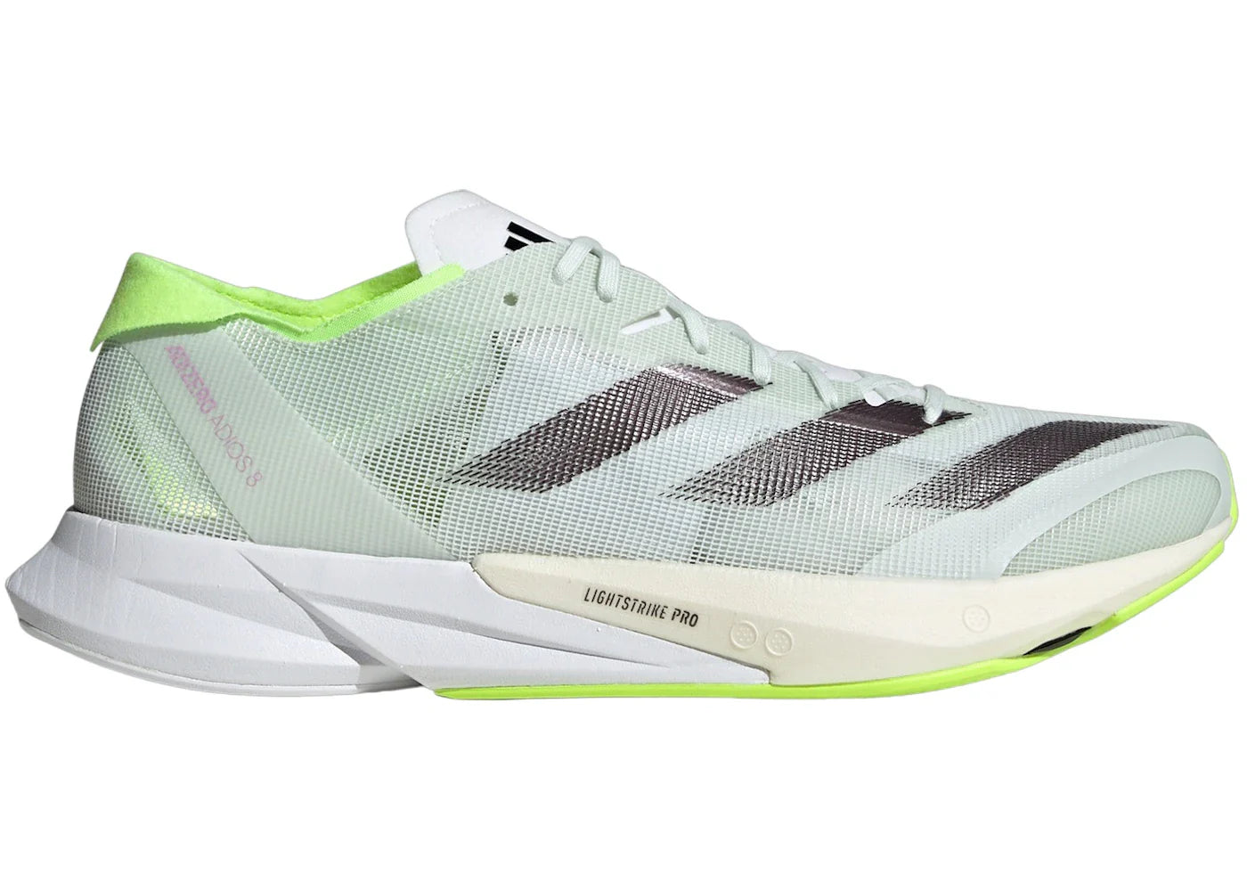 adidas Adizero Adios 8 Crystal Jade Aurora Met. Lucid Lemon