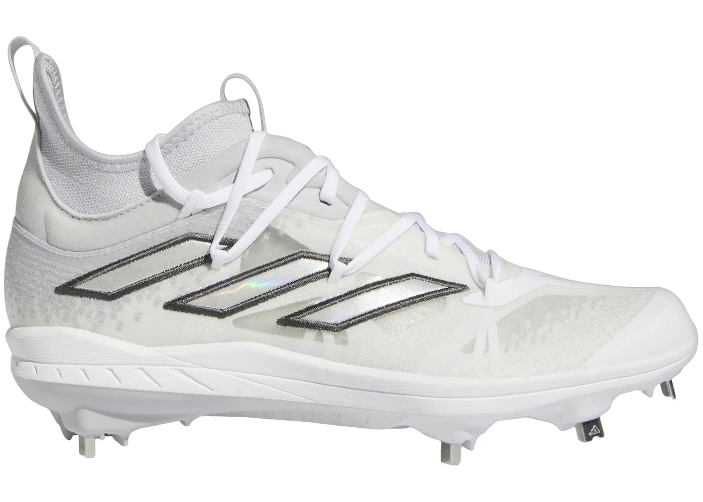 adidas Adizero Afterburner 9 NWV Team Light Grey Silver Metallic Cloud White