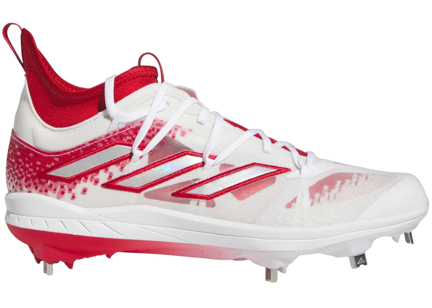 adidas Adizero Afterburner 9 NWV Team Power Red Silver Metallic Cloud White
