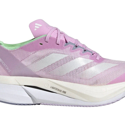 adidas Adizero Boston 12 Bliss Lilac Zero Metalic Semi Green Spark (Women's)