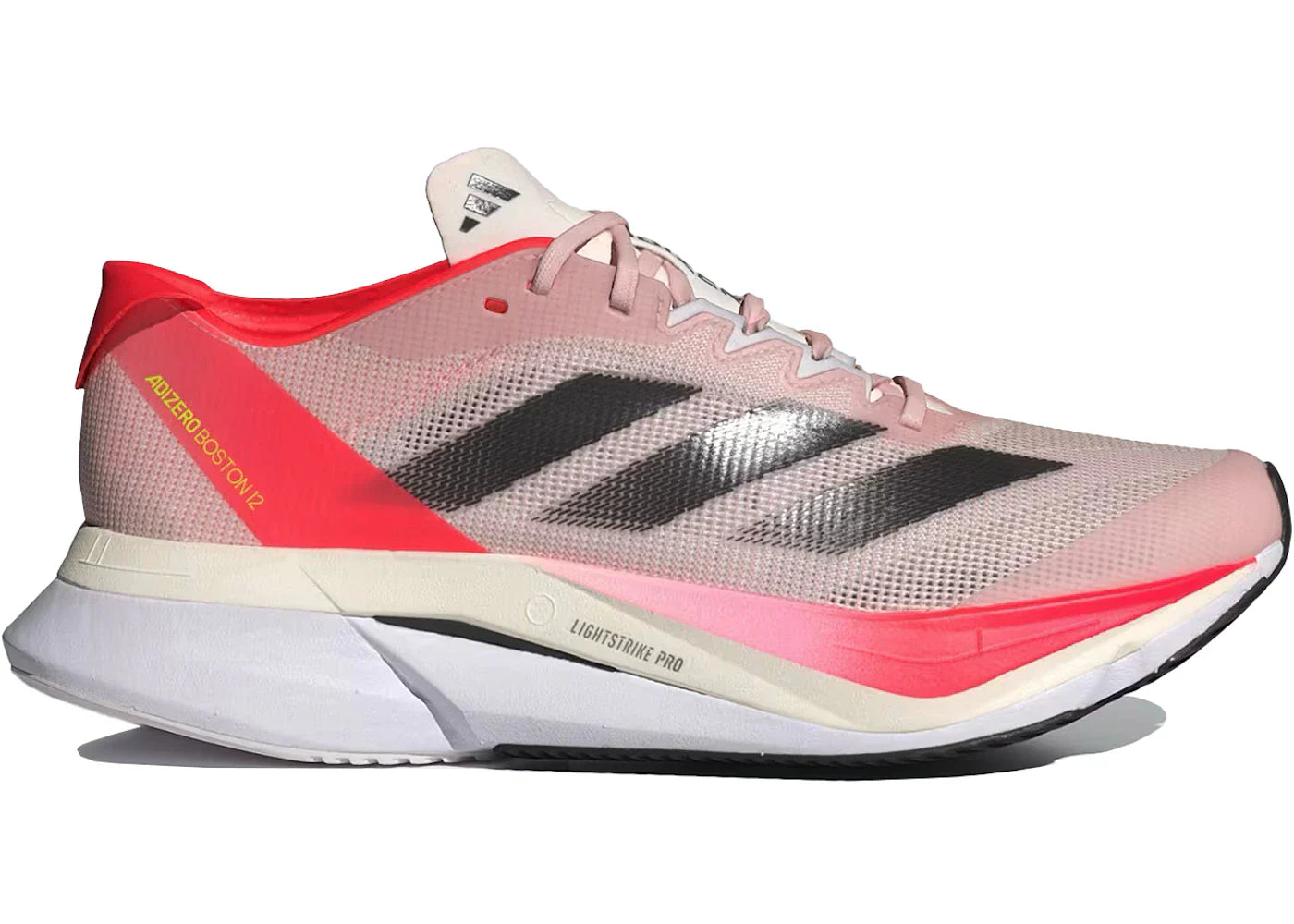 adidas Adizero Boston 12 Sandy Pink Aurora Met Solar Red (Women's)
