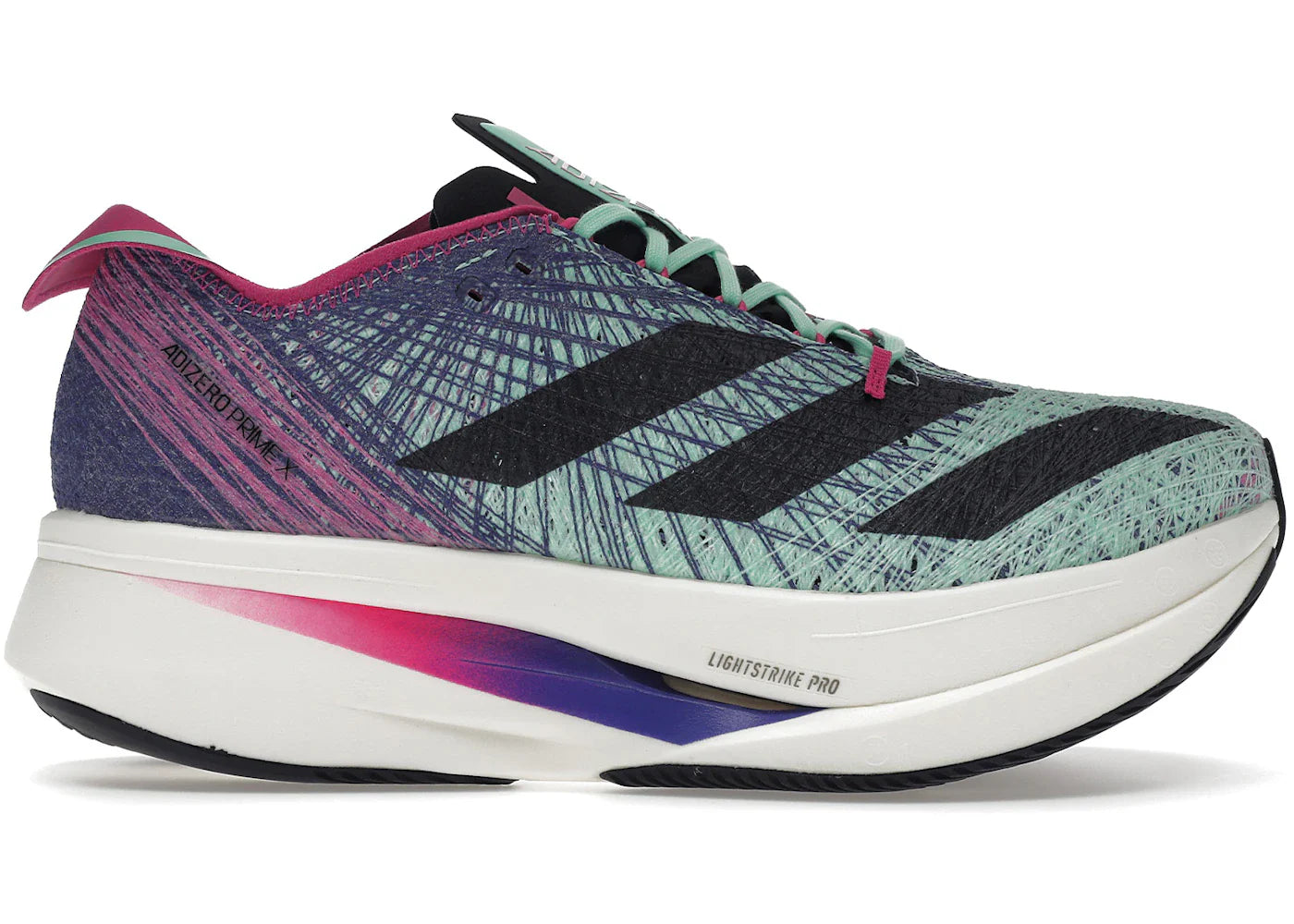 adidas Adizero Prime X Strung Pulse Mint Lucid Fuchsia