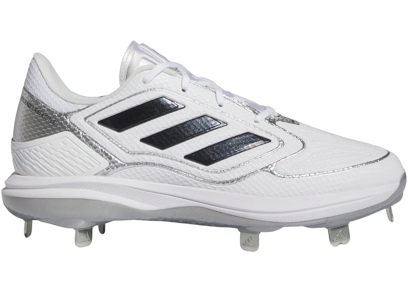 adidas Adizero Purehustle 3 Cloud White Core Black Silver Metallic (Women's)