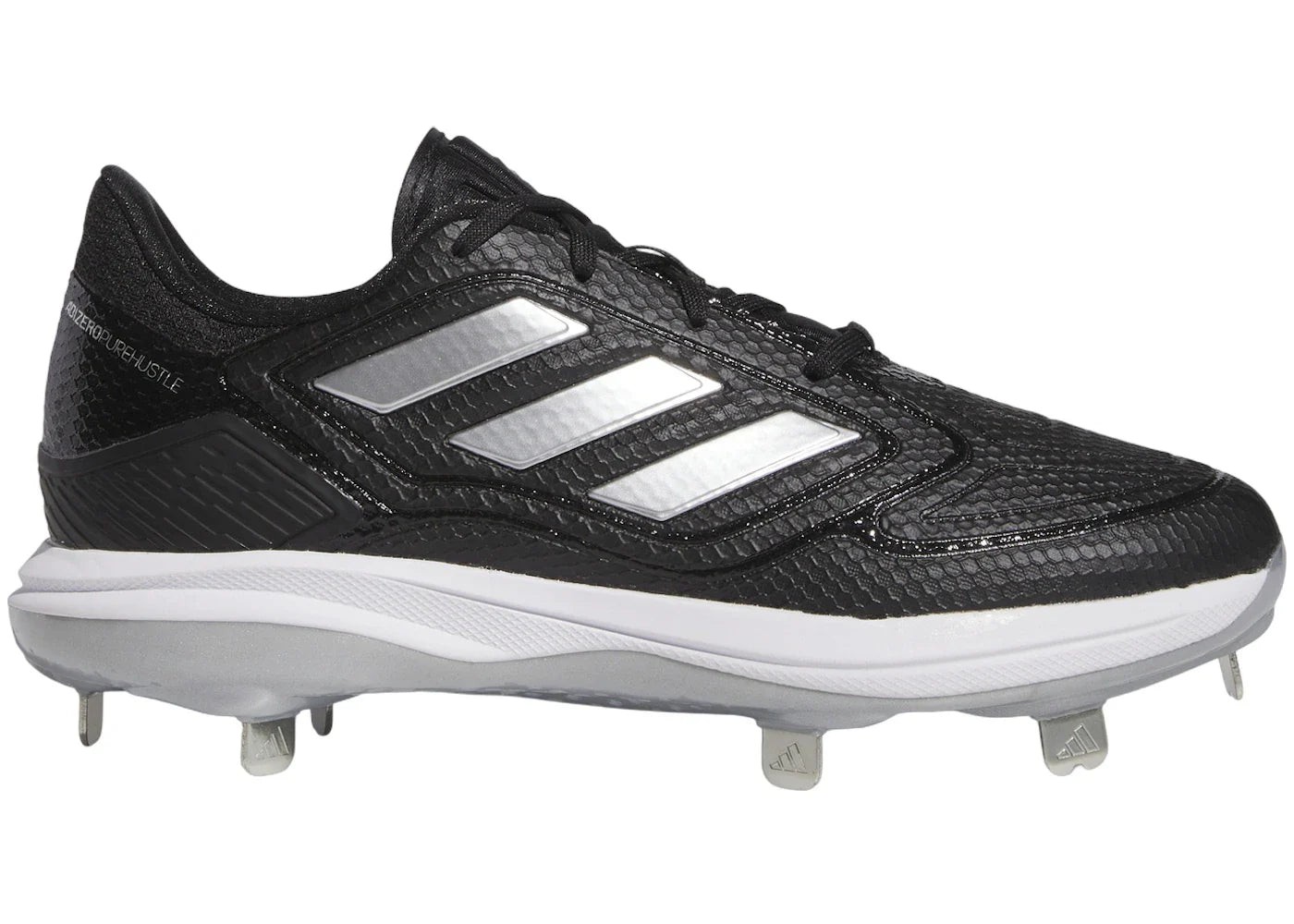 adidas Adizero Purehustle 3 Core Black Silver Metallic Cloud White (Women's)