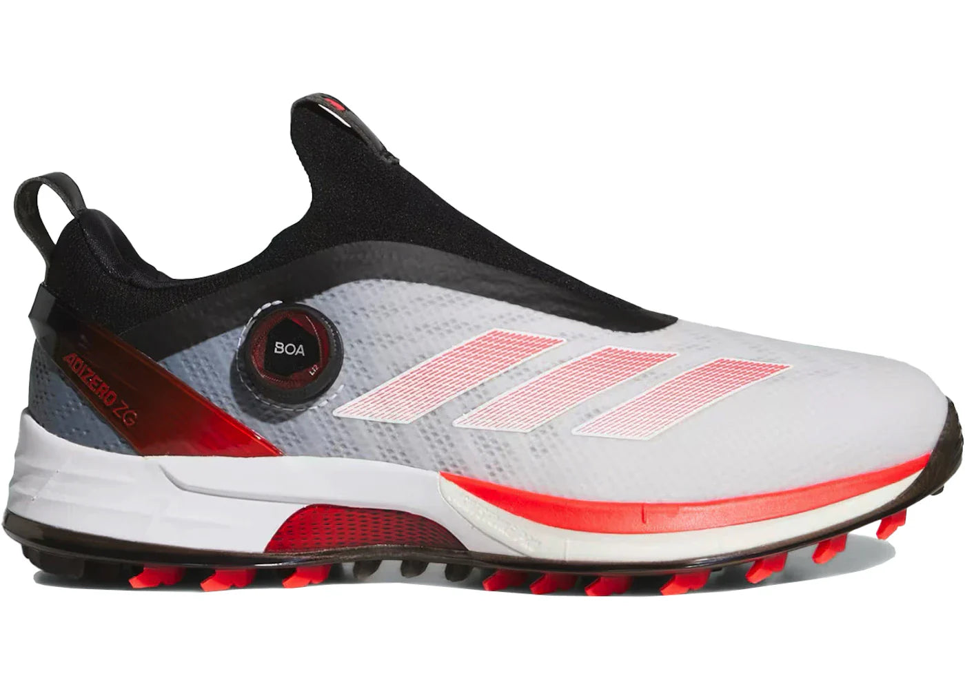 adidas Adizero ZG BOA Spikeless Golf Cloud White Lucid Red