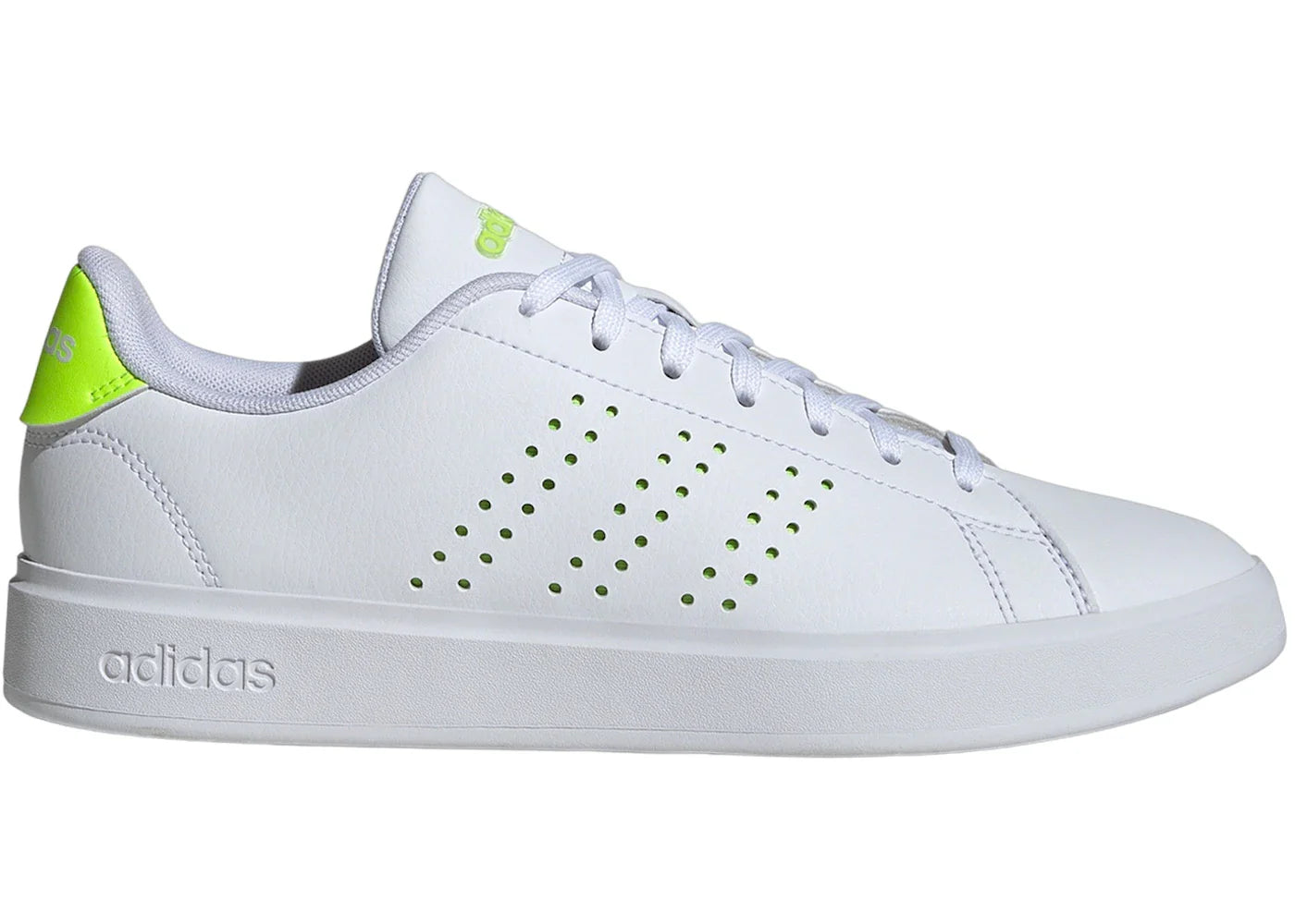 adidas Advantage 2.0 Cloud White Lucid Lemon (Women's)