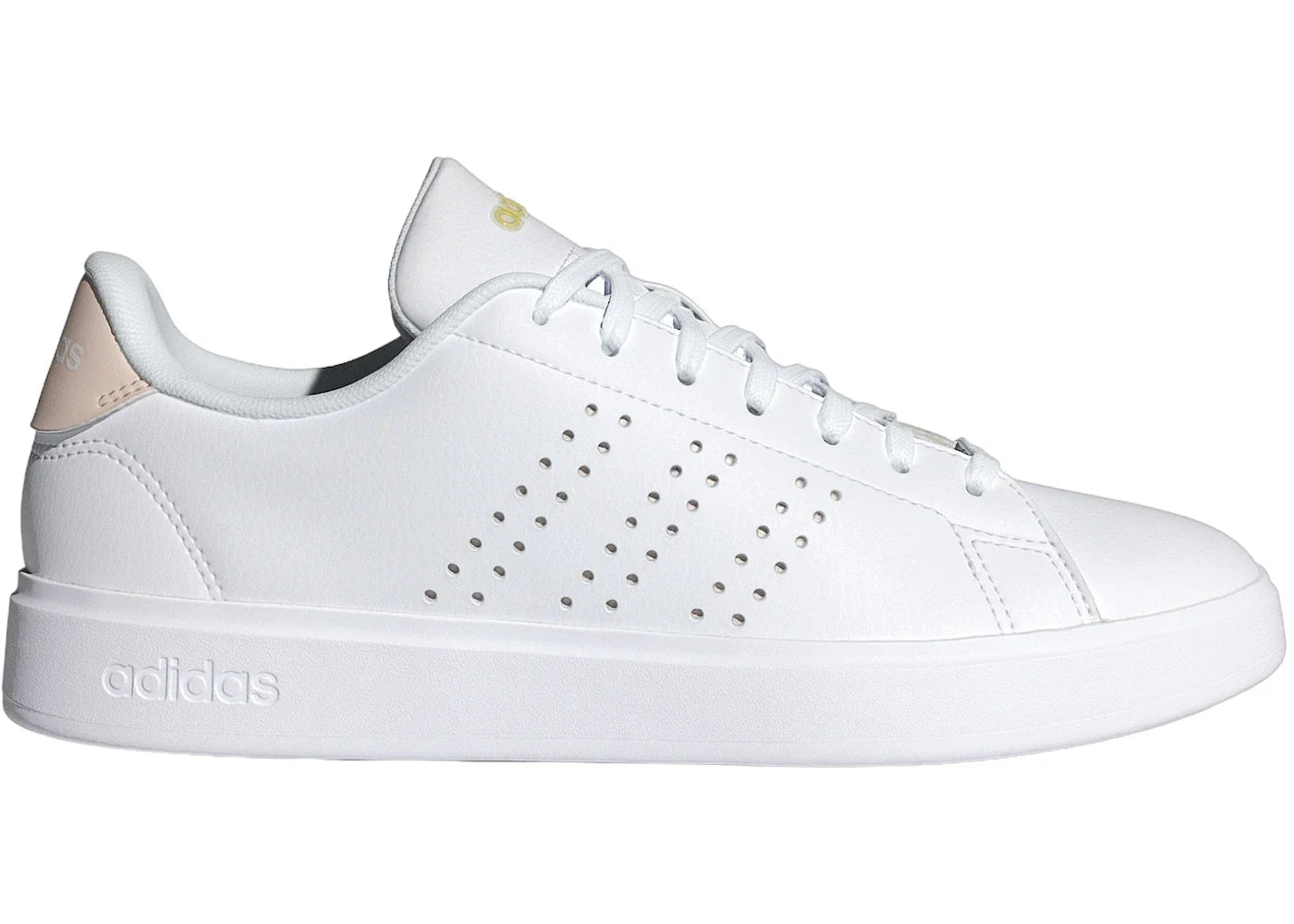 adidas Advantage 2.0 Cloud White Putty Mauve Gold Metallic (Women's)