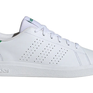 adidas Advantage Base 2.0 Cloud White Green (GS)