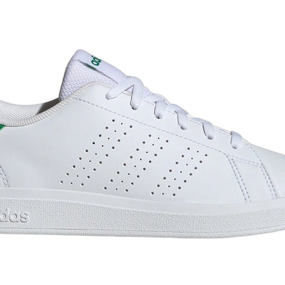 adidas Advantage Base 2.0 Cloud White Green (GS)