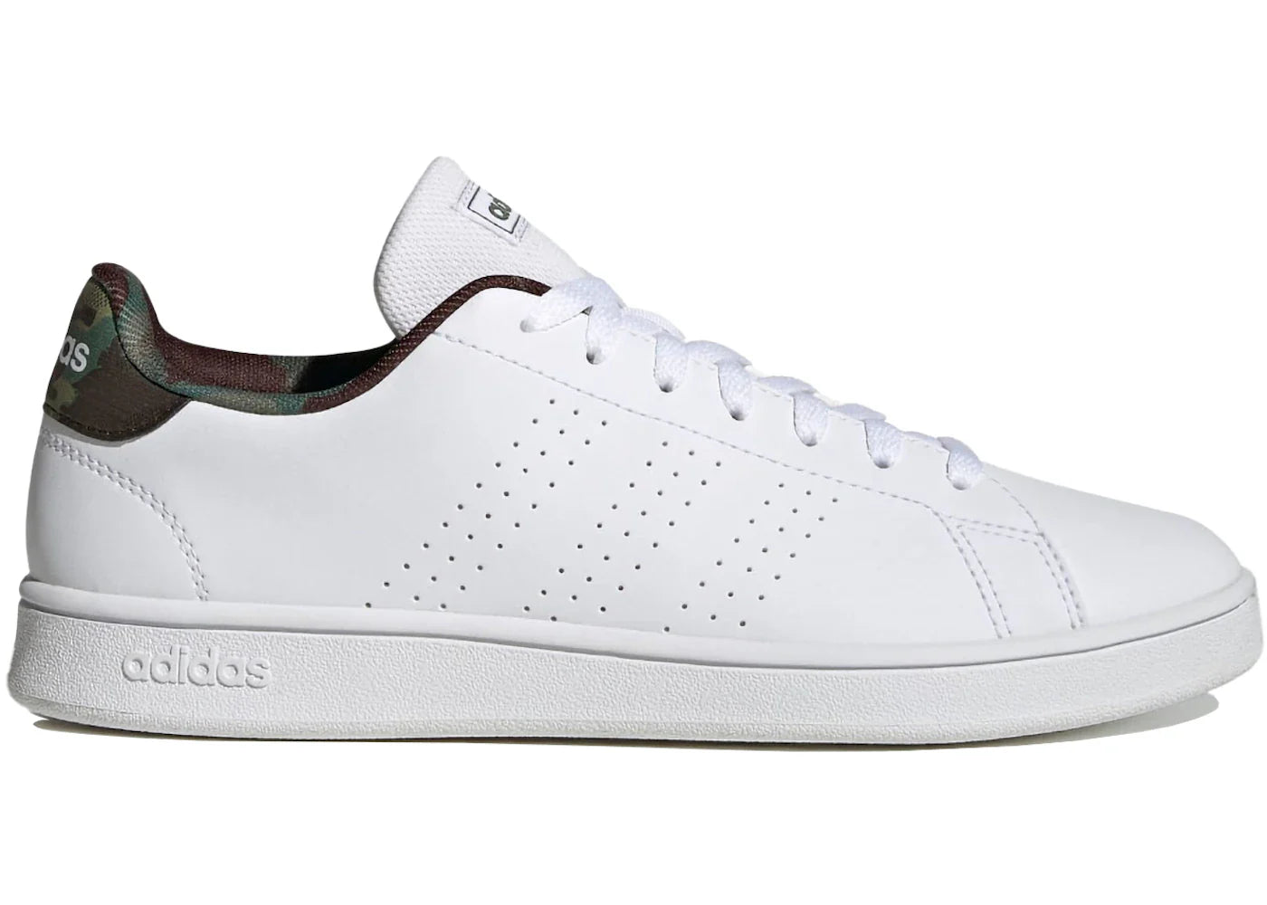 adidas Advantage Base Court Camo White