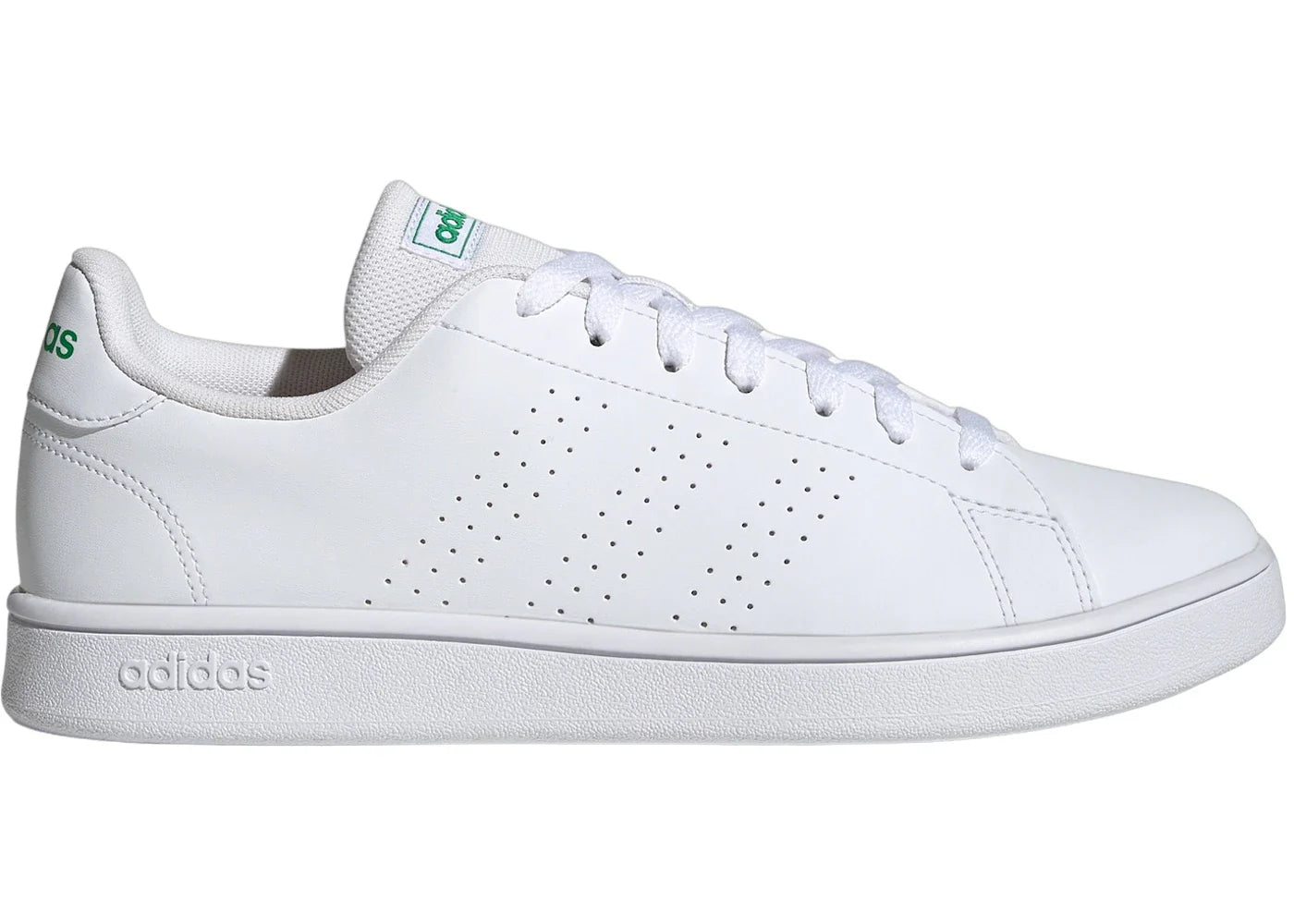 adidas Advantage Base Court Lifestyle Cloud White Green