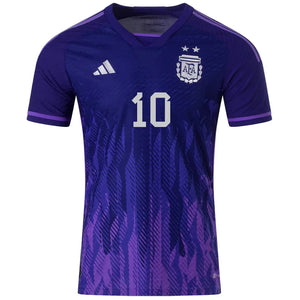 adidas Argentina 2022-23 Messi Away Jersey Legacy Indigo/Purple Rush