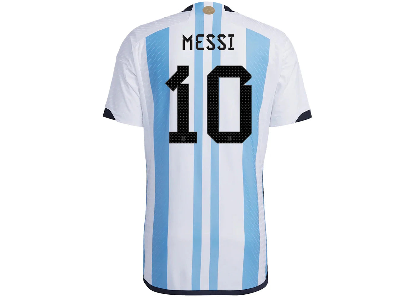 adidas Argentina 2022-23 Authentic Messi Home Jersey White/Light Blue