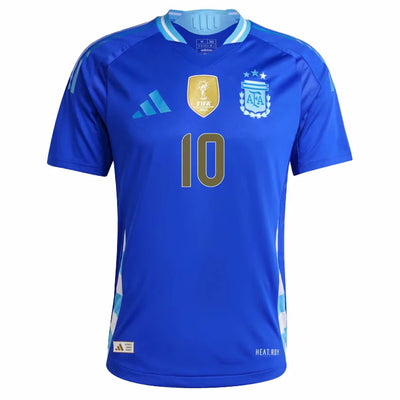 adidas Argentina 2024/25 Messi Away Authentic Jersey Lucid Blue/Blue Burst