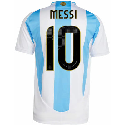 adidas Argentina 2024 Messi Home Authentic Jersey White/Blue Burst