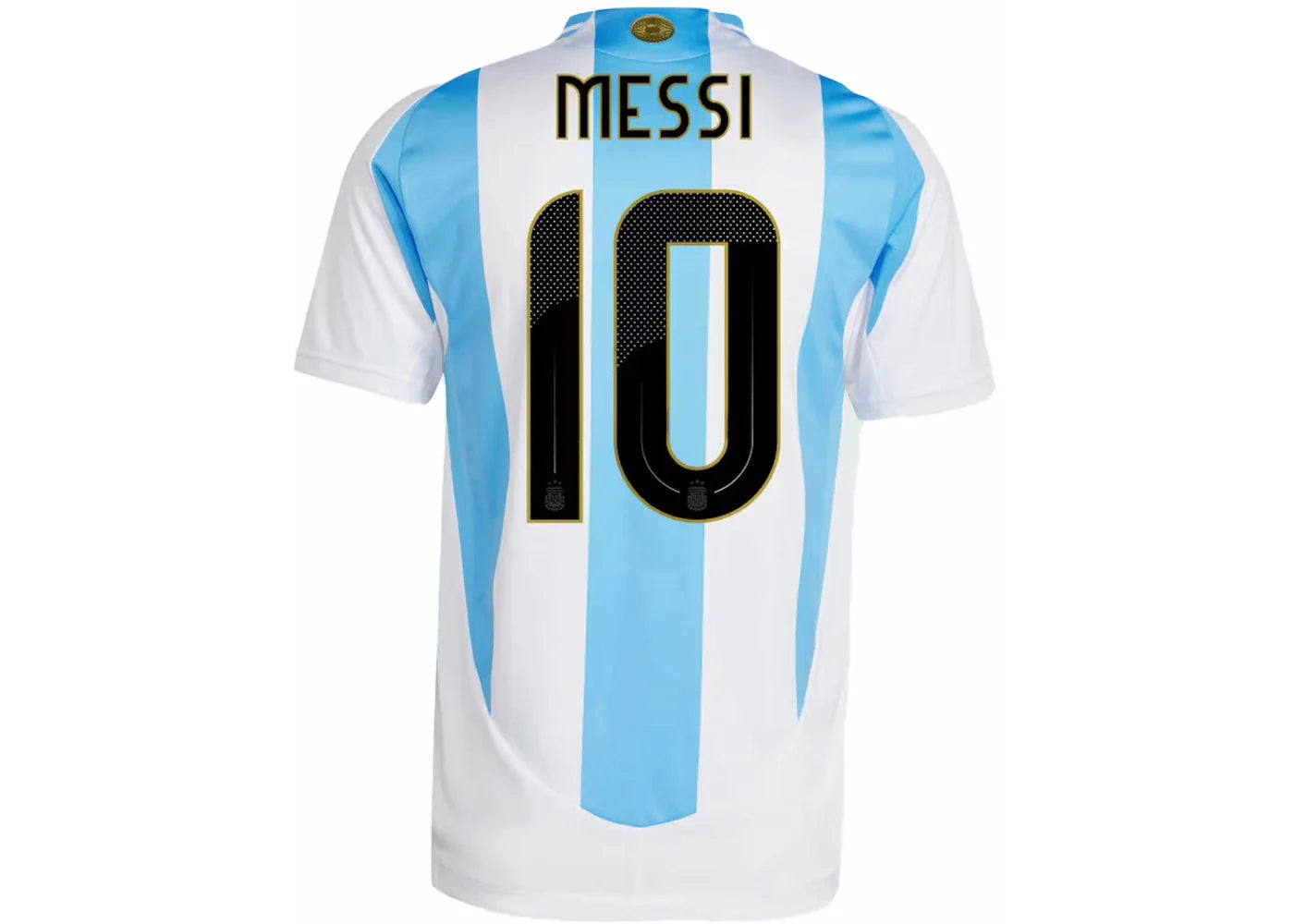 adidas Argentina 2024 Messi Home Authentic Jersey White/Blue Burst