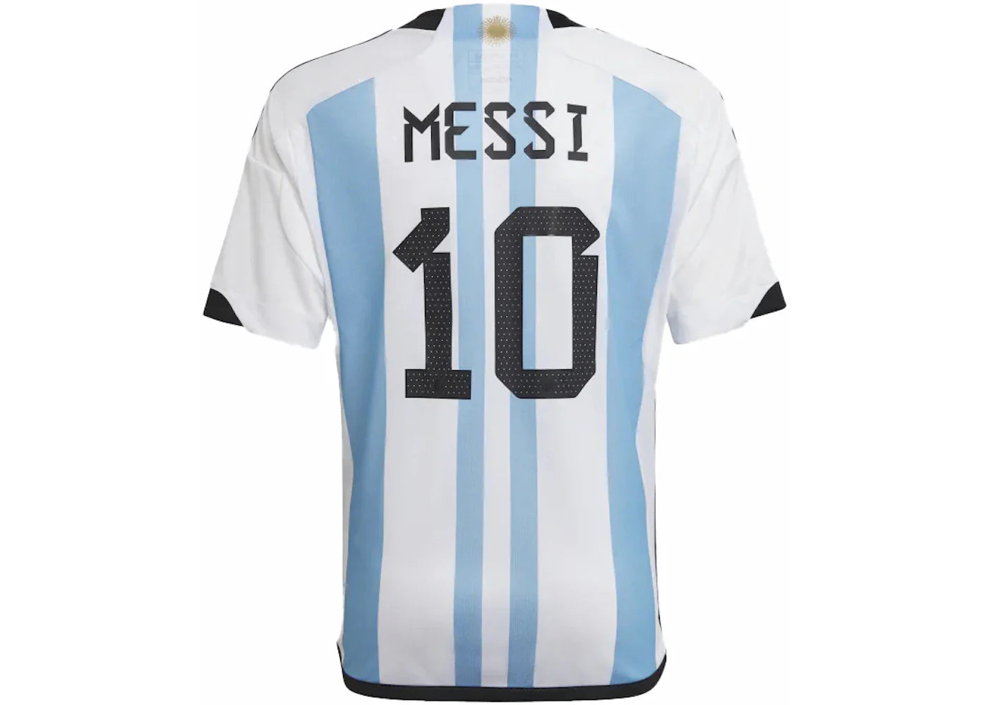 adidas Argentina Boys' 2022-23 Messi Home Jersey White/Light Blue