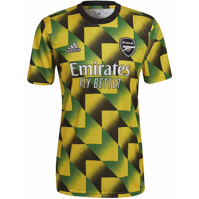 adidas Arsenal FC Pre-Match Jersey (Asia Sizing) EQT Yellow/Green/Black