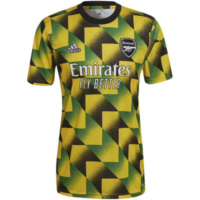 adidas Arsenal FC Pre-Match Jersey Eqt Yellow/Green/Black (2022)