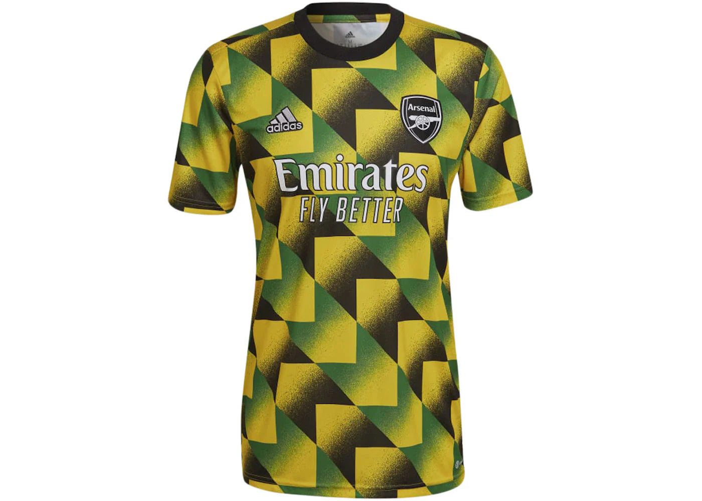 adidas Arsenal FC Pre-Match Jersey Eqt Yellow/Green/Black (2022)