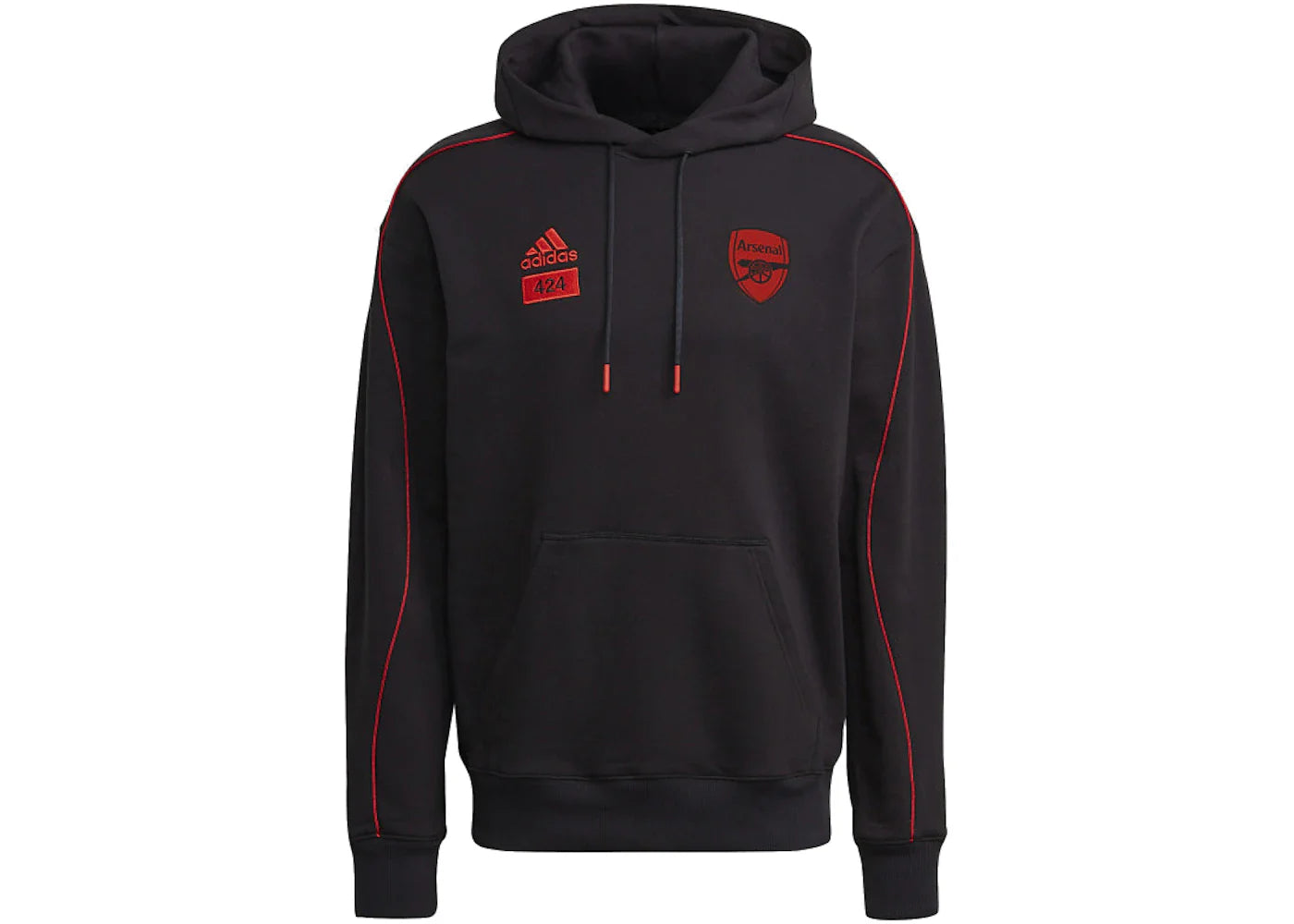 adidas Arsenal x 424 Hoodie Black