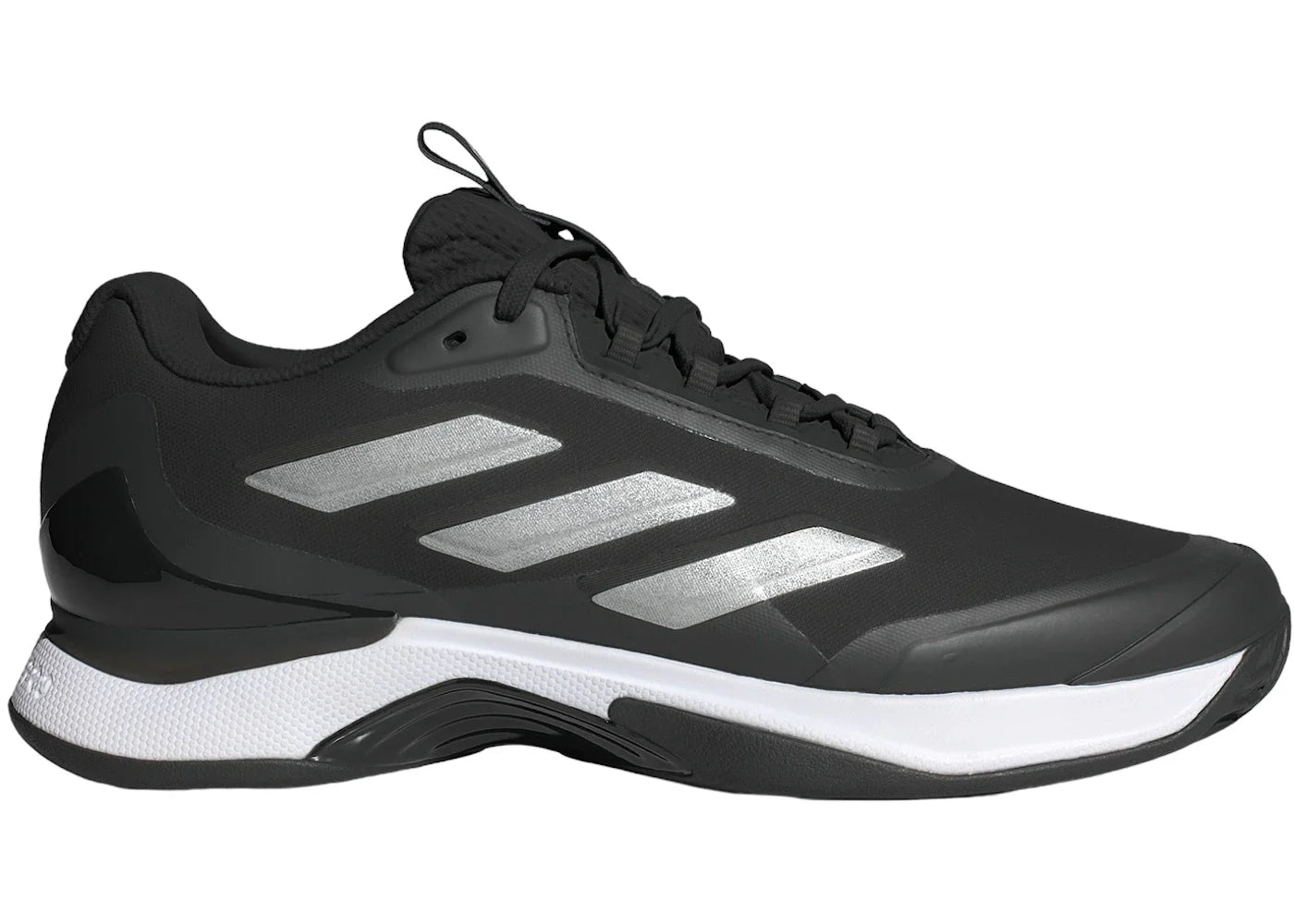 adidas Avacourt 2 Core Black Silver Metallic Cloud White (Women's)