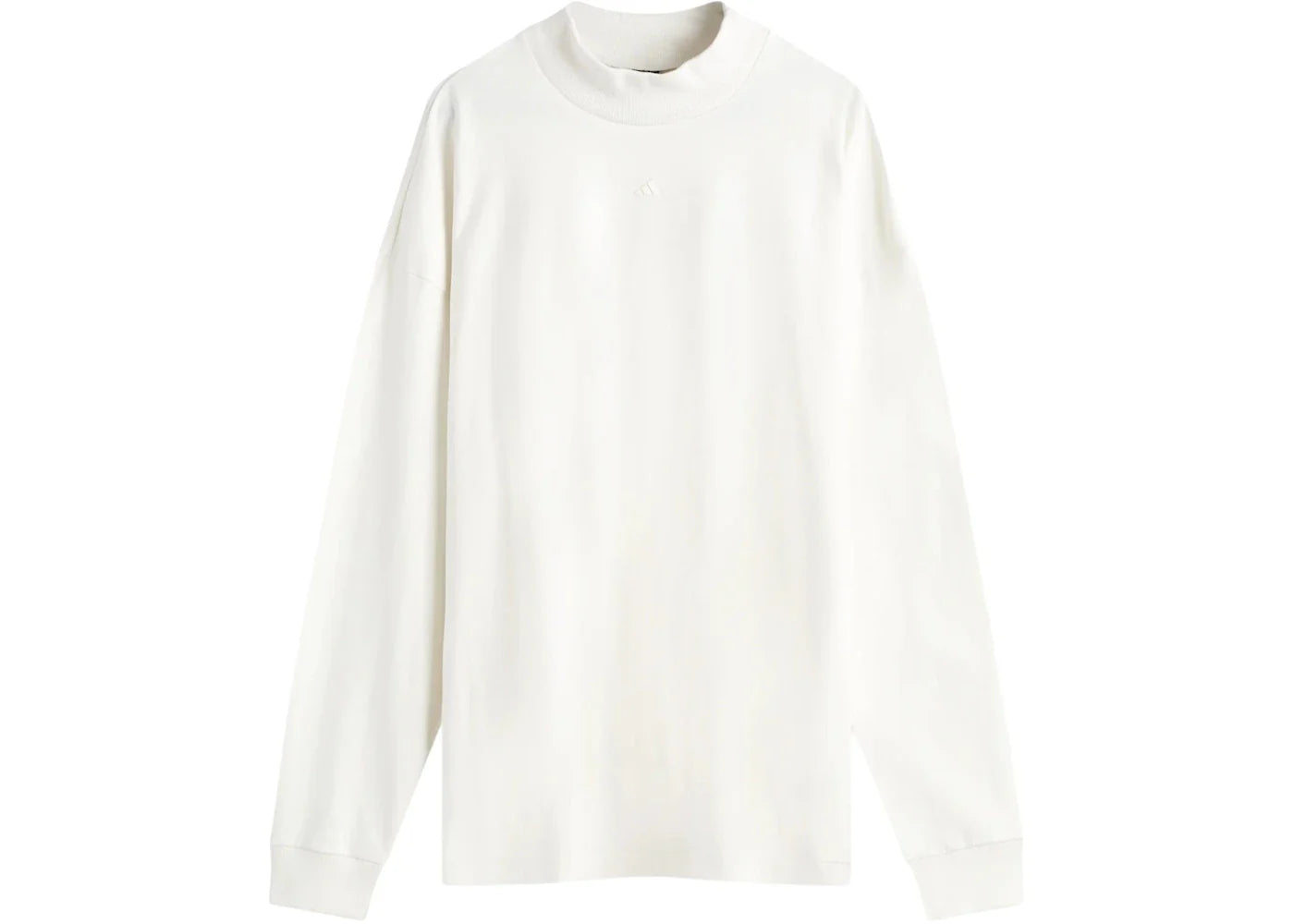 adidas Basketball Long-Sleeve T-shirt Cloud White/Black/Red