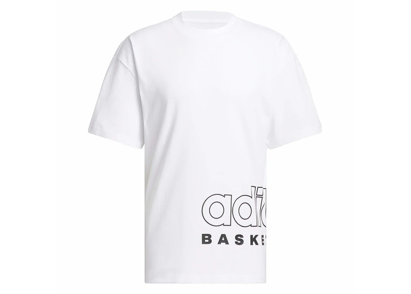 adidas Basketball Select Tee White